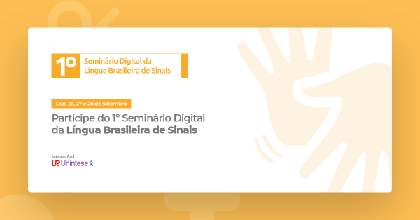 1º Seminário Digital da Língua Brasileira de Sinais